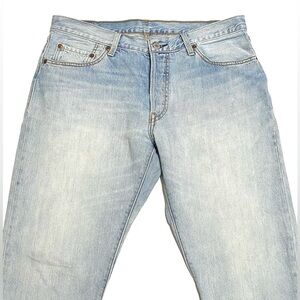 < LEVI'S > 501 Original Fit Straight High Rise Jeans Womens 32x30